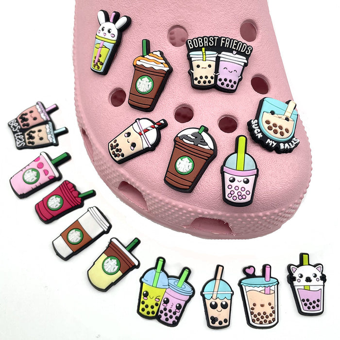 Wholesale Random 10pcs Cartoon Cute PVC DIY Accessories Croc Charms (M) JDC-CCS-WanX015