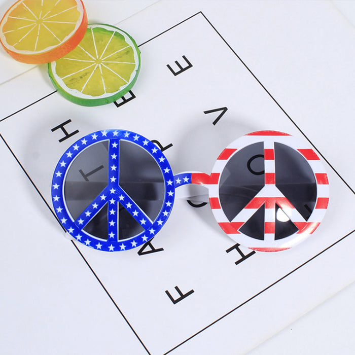 Wholesale Prom Party Glasses And Flat Shape Flag Sunglasses JDC-SG-ZhuoW004