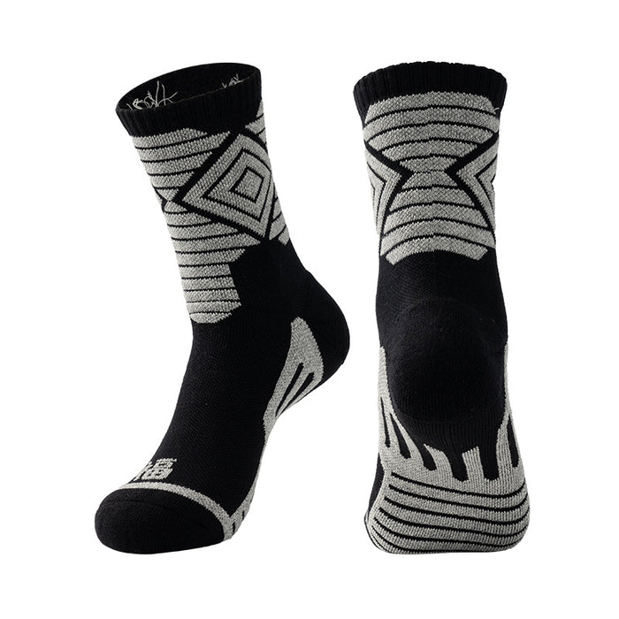 Wholesale basketball socks towel bottom non-slip wear-resistant thickened medium tube JDC-SK-TengYu001