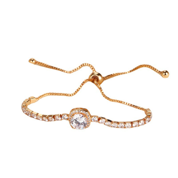 Wholesale Bracelet Copper Rhinestone Classic adjustable JDC-BT-BLX014