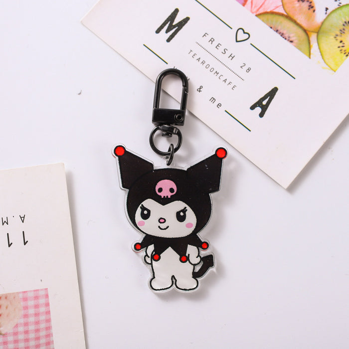 Wholesale Cute Acrylic Keychain Cartoon Pendant Bag Jewelry MOQ≥2 (M) JDC-KC-GHui012