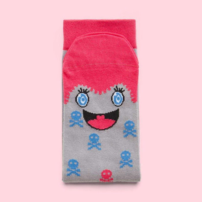 Wholesale socks fabric cartoon personality painting tide socks cotton socks JDC-SK-QAng011