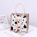 Jewelry WholesaleWholesale cute bear canvas personalized graffiti Bento bag hand bag  (F) JDC-HB-Aiben005 Handbags 艾奔 %variant_option1% %variant_option2% %variant_option3%  Factory Price JoyasDeChina Joyas De China