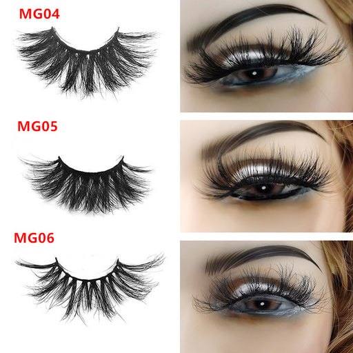 Jewelry WholesaleWholesale pair of 27mm fluffy eyelashes curling messy eyelashes MOQ≥3 JDC-EY-XLin005 eyelashes 馨琳 %variant_option1% %variant_option2% %variant_option3%  Factory Price JoyasDeChina Joyas De China