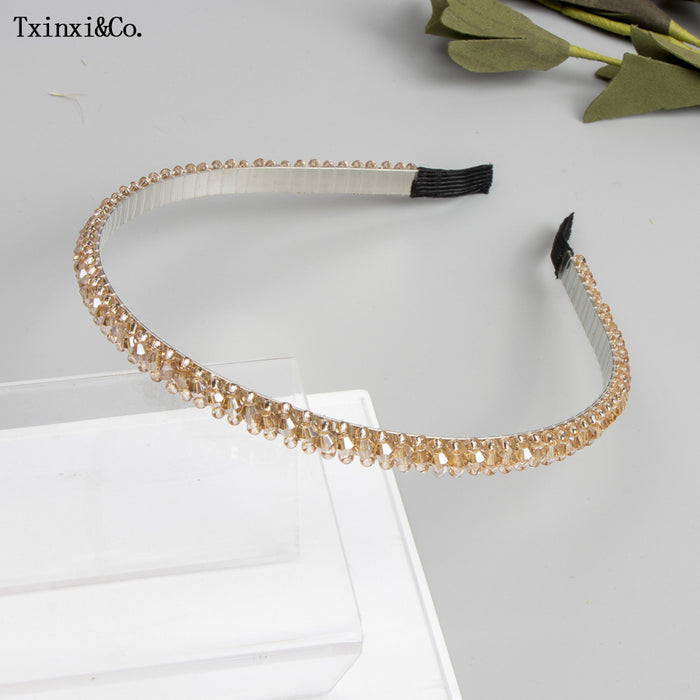 Jewelry WholesaleWholesale Crystal Rhinestone Bridal Hair Band JDC-HD-XinX001 Headband 心喜 %variant_option1% %variant_option2% %variant_option3%  Factory Price JoyasDeChina Joyas De China