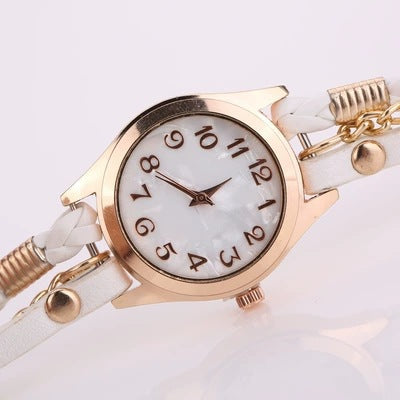 Wholesale Quartz Ladies Winding Watch Hand Woven Watch JDC-WH-MiQ005