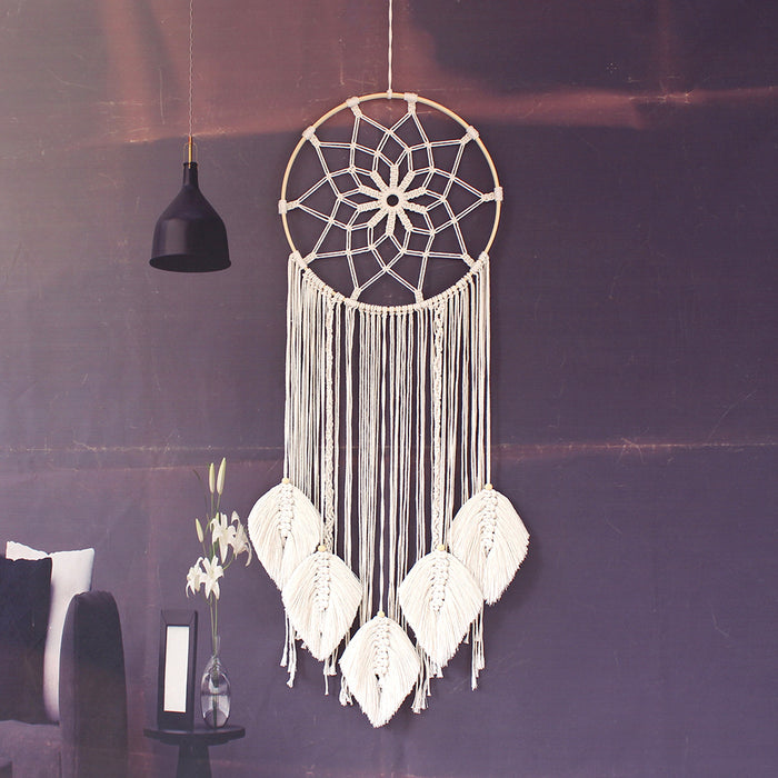 Jewelry WholesaleWholesale ins tapestry cotton rope weave dream catcher home interior MOQ≥2 JDC-DC-CYue002 Dreamcatcher 诚悦 %variant_option1% %variant_option2% %variant_option3%  Factory Price JoyasDeChina Joyas De China