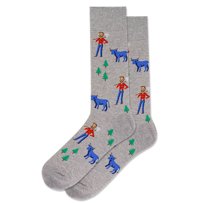 Wholesale animal series jacquard cotton socks tide socks JDC-SK-QAng008