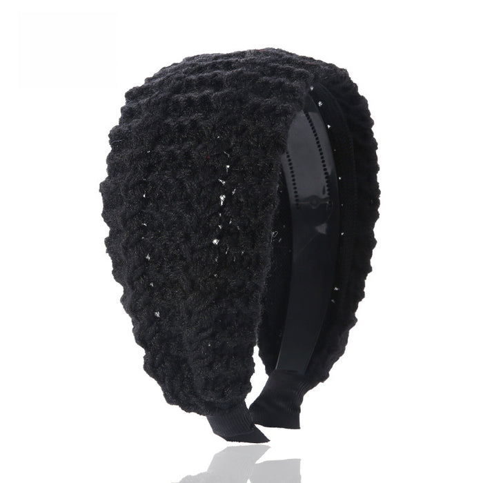 Jewelry WholesaleWholesale wide-brimmed knitted woolen hair band JDC-HD-Chunj003 Headband 纯界 %variant_option1% %variant_option2% %variant_option3%  Factory Price JoyasDeChina Joyas De China