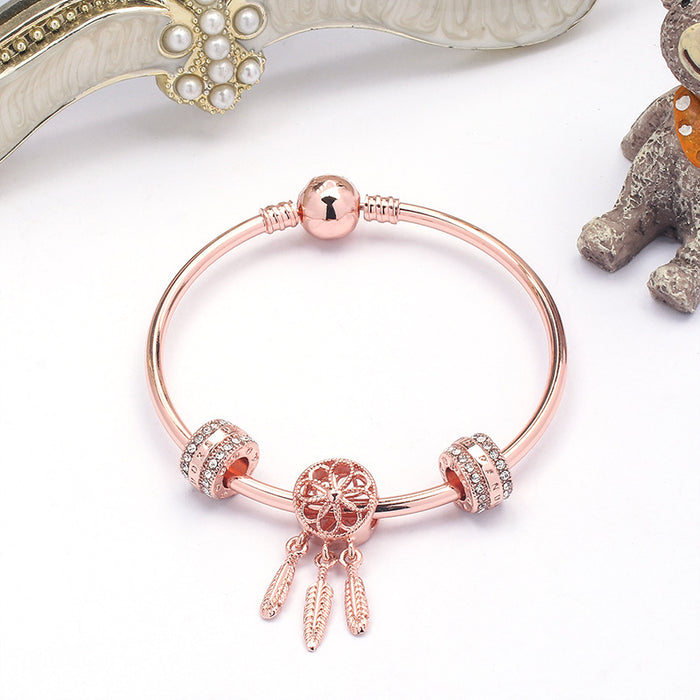 Wholesale Alloy Zircon Dreamcatcher Bracelet JDC-BT-YouD003