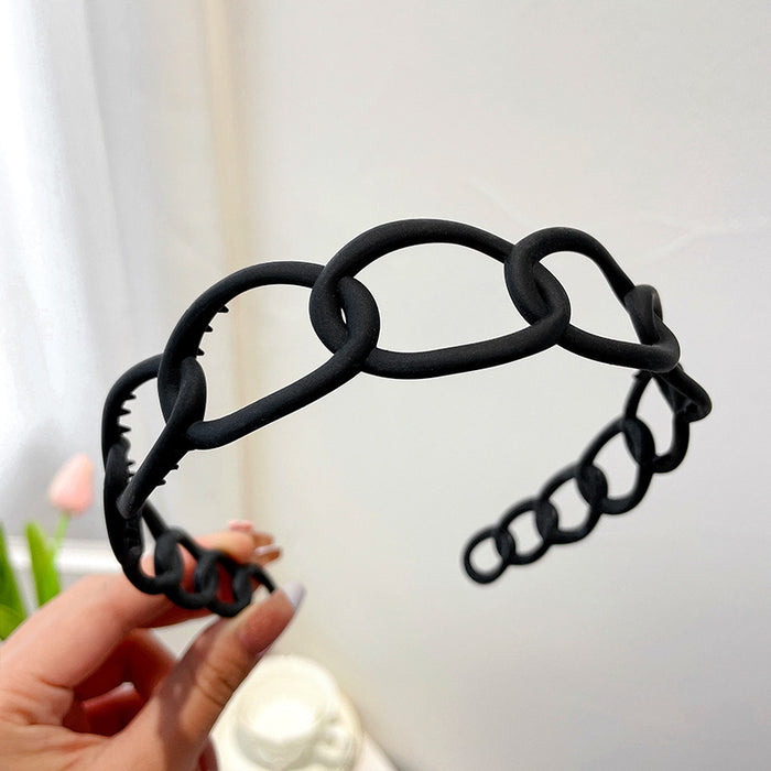 Wholesale headband plastic hollow non-slip MOQ≥2 JDC-HD-ManShang005