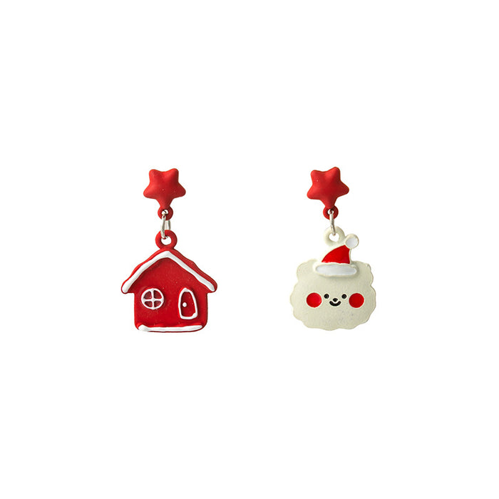 Wholesale Earring Alloy Christmas Creative Stud Earrings JDC-ES-MDD069