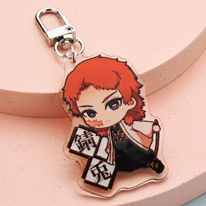 Wholesale acrylic keychain bag pendant (M) JDC-KC-YPin015