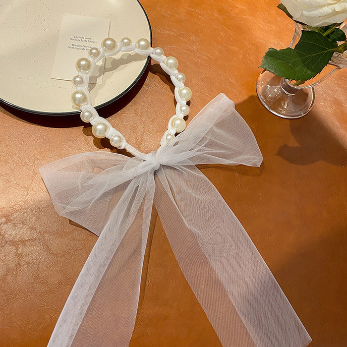 Wholesale headband pearl non-slip girl MOQ≥2 JDC-HD-MingGe001