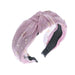 Jewelry WholesaleWholesale monochrome purple butterfly pleated wide-brimmed mesh hair band JDC-HD-HuiY001 Headband 慧逸 %variant_option1% %variant_option2% %variant_option3%  Factory Price JoyasDeChina Joyas De China