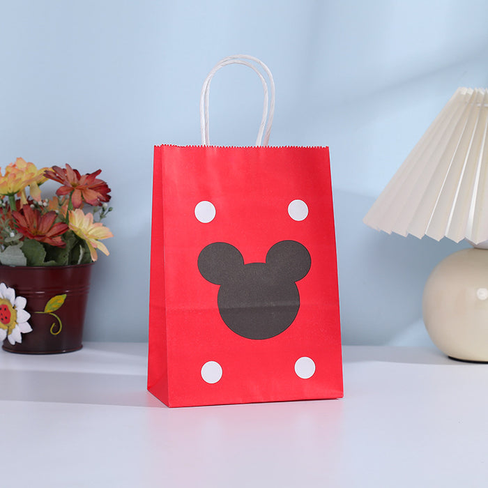 Wholesale Gift Bag Kraft Paper Cute Cartoon Portable Gift Bag (M) MOQ≥12 JDC-GB-Jiuyue004