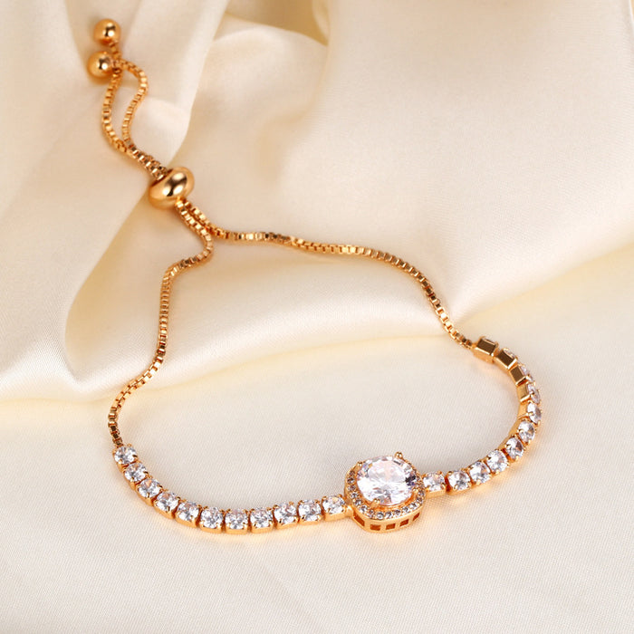 Wholesale Bracelet Copper Rhinestone Classic adjustable JDC-BT-BLX014