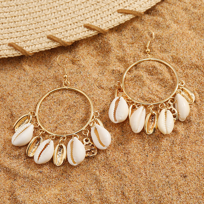 Jewelry WholesaleWholesale marine life series shell earrings JDC-ES-KaiQ035 Earrings 凯庆 %variant_option1% %variant_option2% %variant_option3%  Factory Price JoyasDeChina Joyas De China