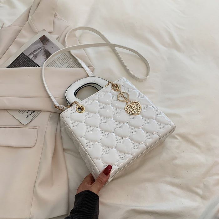 Jewelry WholesaleWholesale diamond checker embroidery thread single shoulder cross-body small square bag JDC-SD-LuoB006 Shoulder Bags 罗宝 %variant_option1% %variant_option2% %variant_option3%  Factory Price JoyasDeChina Joyas De China