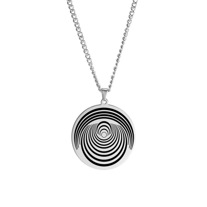 Wholesale Necklaces Stainless Steel Curved Line MOQ≥2 JDC-NE-GEXA004