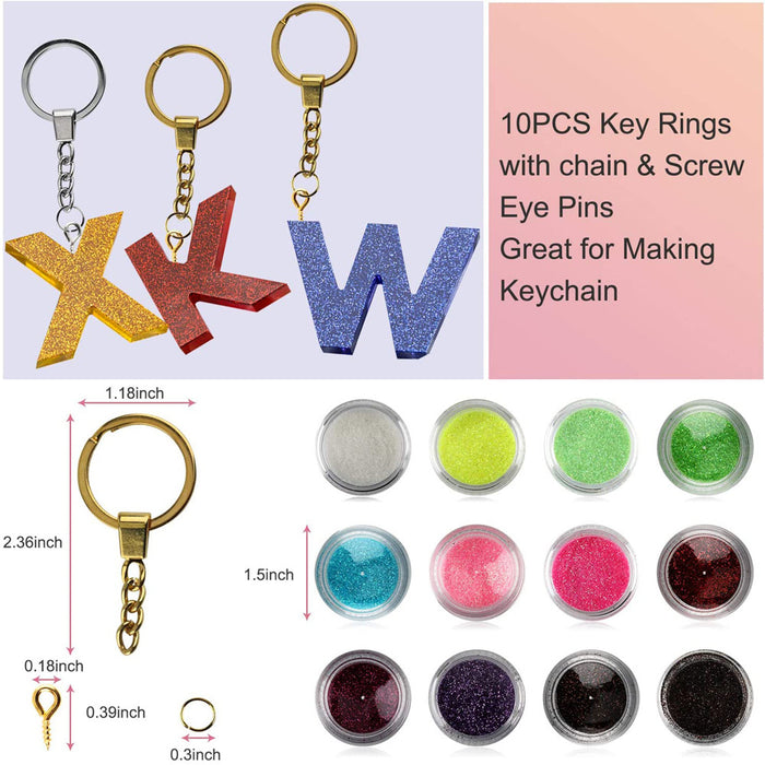 Wholesale Set Resin Silicone Custom Keychain Set MOQ≥2 JDC-KC-ChHong002