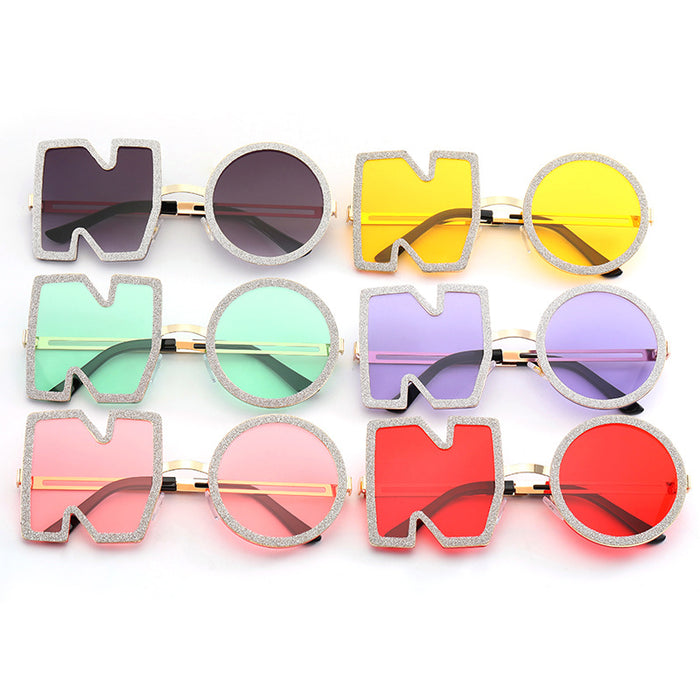 Wholesale AC Lens Letter Trend Ocean Sheet Ladies Sunglasses JDC-SG-YuH010