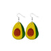 Jewelry WholesaleWholesale Hawaiian Fruit Pineapple Watermelon Lemon Cherry PU Leather Earrings MOQ≥2 JDC-ES-Chengy015 Earrings Chengy %variant_option1% %variant_option2% %variant_option3%  Factory Price JoyasDeChina Joyas De China