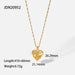 Jewelry WholesaleWholesale Gold Titanium Steel Gold Plated Necklace  JDC-NE-JD382 Necklaces 杰鼎 %variant_option1% %variant_option2% %variant_option3%  Factory Price JoyasDeChina Joyas De China