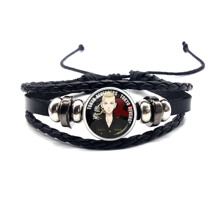 Wholesale Accessories Leather Adjustable Strap Bracelet MOQ≥2 (M) JDC-BT-YanY003