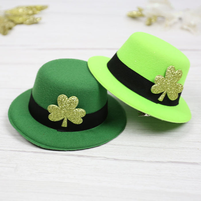 Wholesale PET Pulp Shamrock Green Hat Topper JDC-FH-Mais001