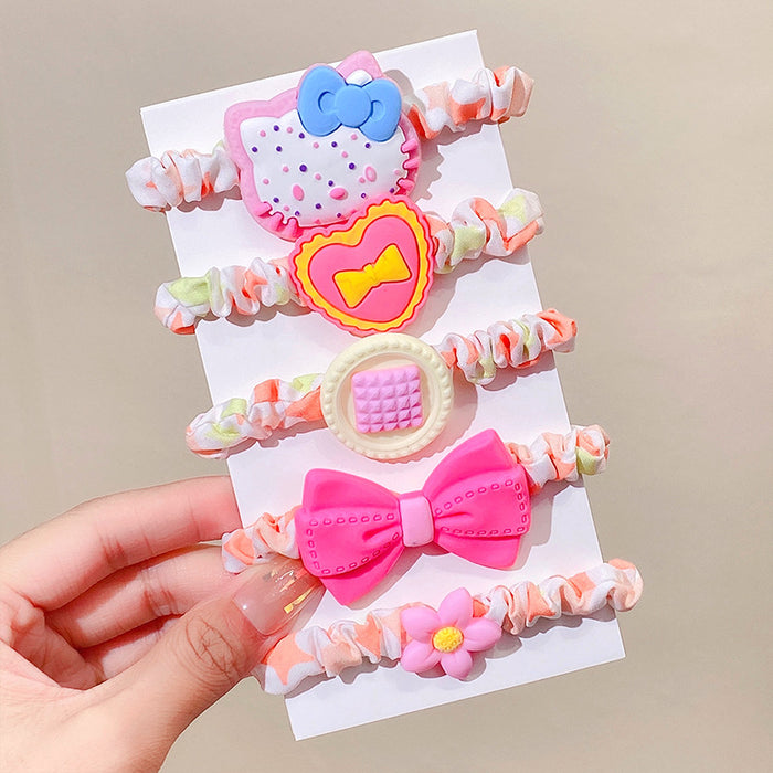 Wholesale cloth cartoon cute large intestine hair rope JDC-HS-RXi005