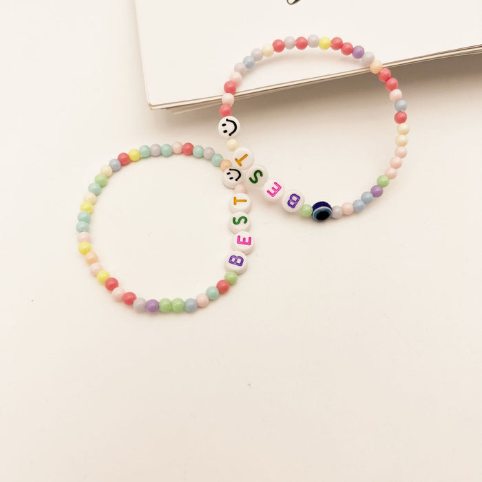 Jewelry WholesaleWholesale Children's Millet Bead Bracelet DIY Color Beaded Candy Color MOQ≥2 JDC-BT-QingH006 Bracelet 清和 %variant_option1% %variant_option2% %variant_option3%  Factory Price JoyasDeChina Joyas De China