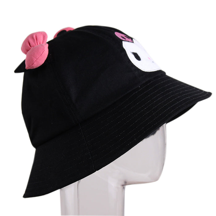 Jewelry WholesaleWholesale cartoon little devil fisherman hat bow cartoon black pot hat JDC-FH-SS006 Fashionhat 双硕 %variant_option1% %variant_option2% %variant_option3%  Factory Price JoyasDeChina Joyas De China