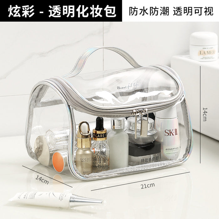 Wholesale Transparent PVC Waterproof Travel Toiletry Bag Storage Bag JDC-SB-HAO005