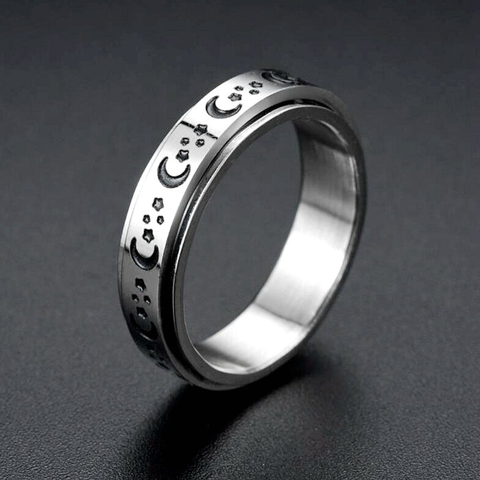 Jewelry WholesaleWholesale anti anxiety decompression titanium steel ring JDC-RS-Dingc005 Rings 顶潮 %variant_option1% %variant_option2% %variant_option3%  Factory Price JoyasDeChina Joyas De China