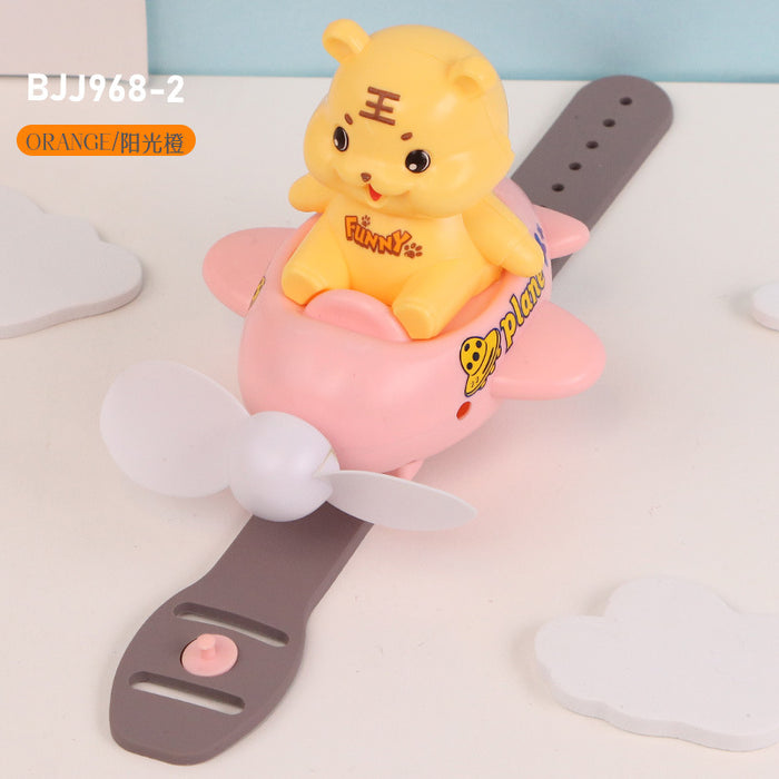 Jewelry WholesaleWholesale Kids Cartoon USB Charging ABS Watch Fan JDC-FAN-TSB001 FAN 拓斯邦 %variant_option1% %variant_option2% %variant_option3%  Factory Price JoyasDeChina Joyas De China