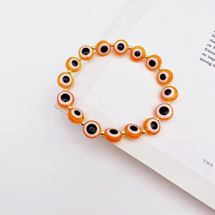 Wholesale Blue Eyes Devil's Eye Bracelet Loose Beads Eyes MOQ≥2 JDC-BT- QingH007