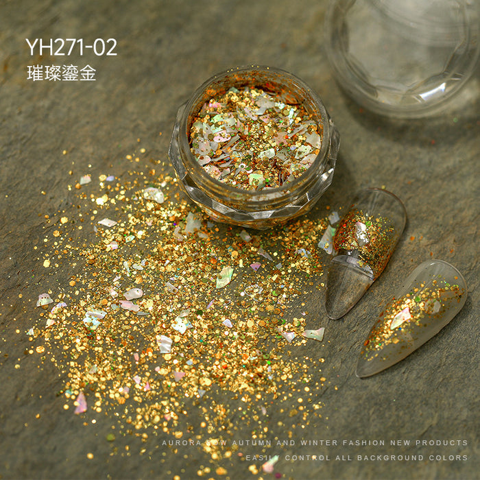 Wholesale Nail Art Ultra Thin Shell Glitter JDC-NS-Wenyu001