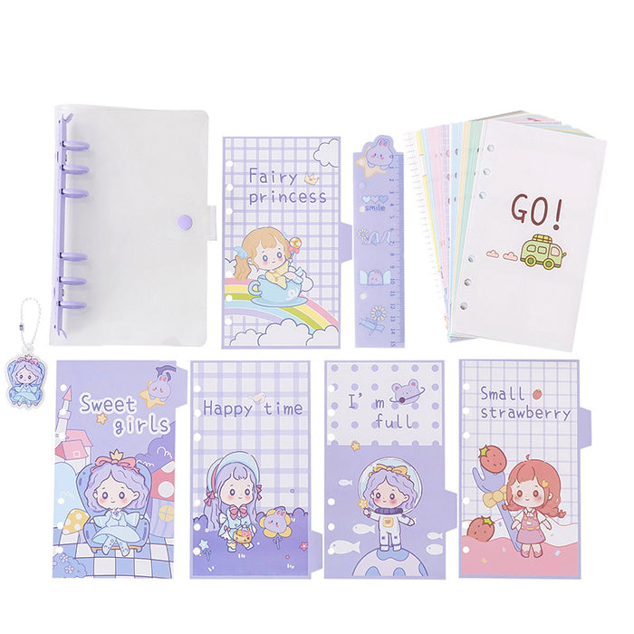 Wholesale notebook PU hand book girl heart MOQ≥2 JDC-NK-XuF002