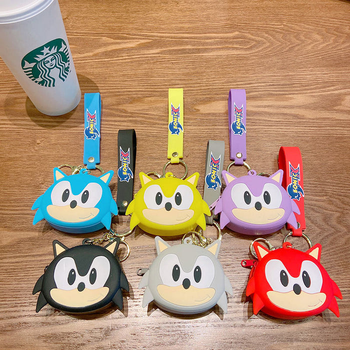 Wholesale Cute Cartoon Silicone Coin Purse Ornament Car Keychain JDC-KC-YDao010