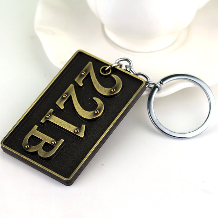 Wholesale apartment keychain alloy pendant JDC-KC-AWen012