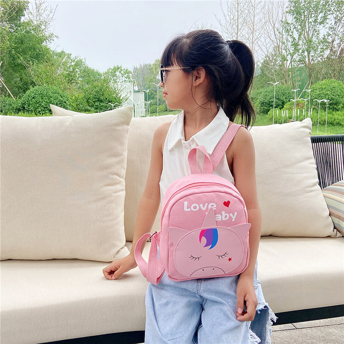 Jewelry WholesaleWholesale children's backpack boys' and girls' Canvas Backpack JDC-BP-Lank001 Backpack Bags 澜咔 %variant_option1% %variant_option2% %variant_option3%  Factory Price JoyasDeChina Joyas De China