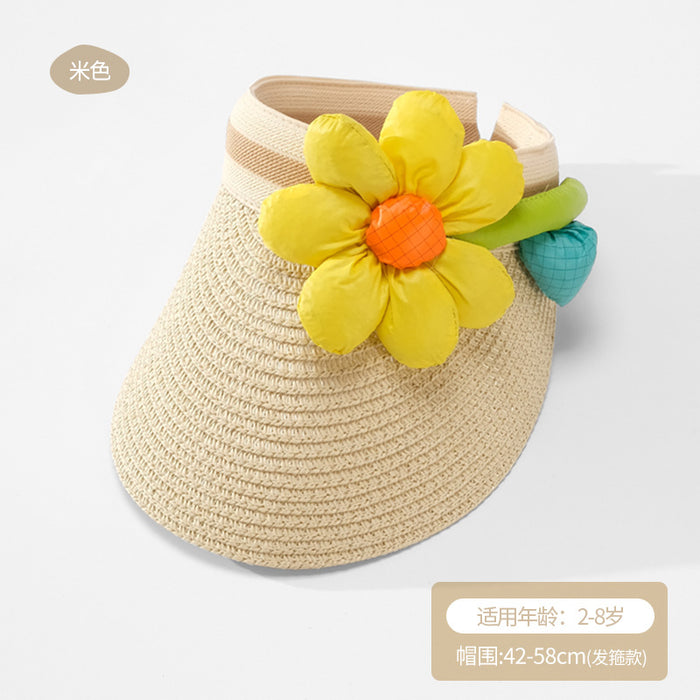 Wholesale children sun hat baby hat summer beach sun sun hat MOQ≥2 JDC-FH-MiYang002