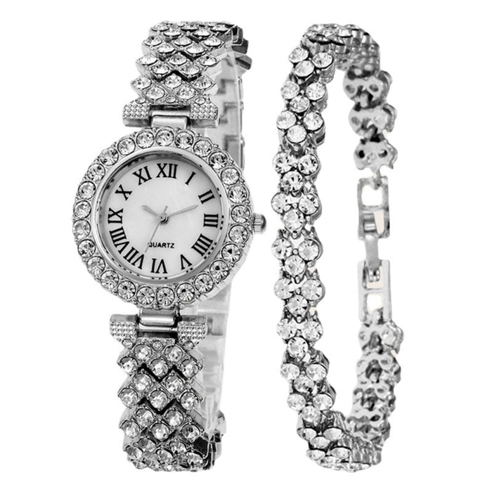 Wholesale Diamond Alloy Ladies Quartz Watch JDC-WH-QiM001