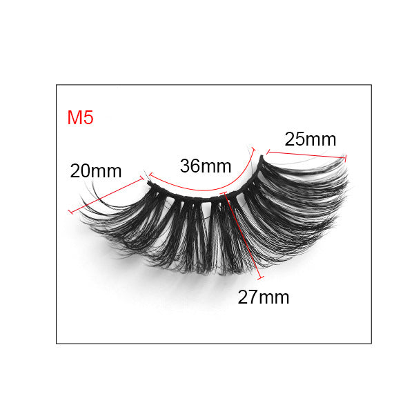 Wholesale 8D Imitation Mink Hair 25mm Natural Long Thicker False Eyelashes JDC-EY-MYan005