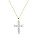 Jewelry WholesaleWholesale Copper Inlaid Zircon Cross Necklace MOQ≥2 JDC-NE-Caos020 Necklaces 曹适 %variant_option1% %variant_option2% %variant_option3%  Factory Price JoyasDeChina Joyas De China