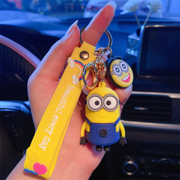 Jewelry WholesaleWholesale Cartoon PVC Soft Rubber Cute Keychain (M) JDC-KC-KLan001 Keychains 科蓝 %variant_option1% %variant_option2% %variant_option3%  Factory Price JoyasDeChina Joyas De China