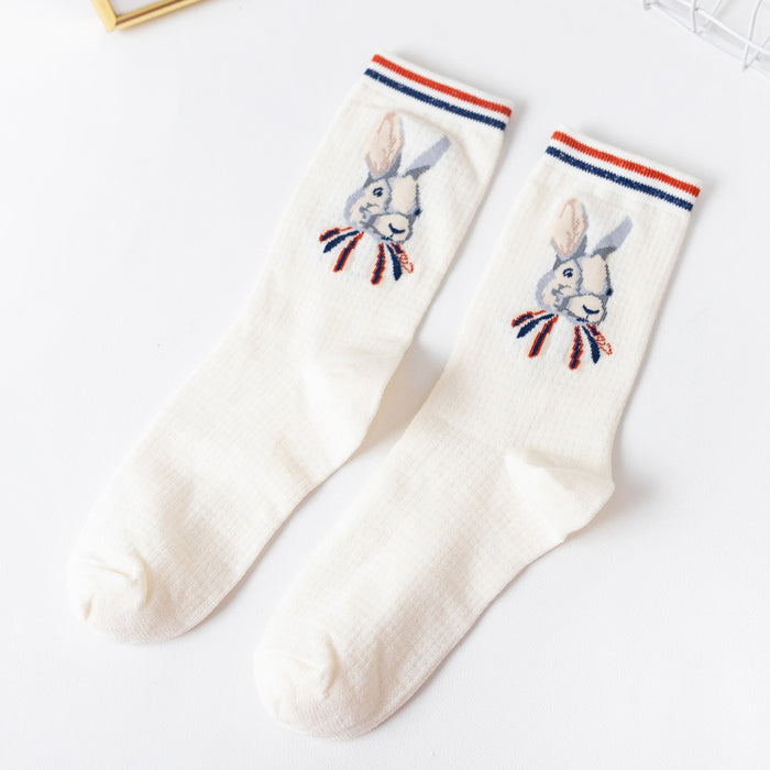 Wholesale Socks Cotton Cute Rabbit Socks JDC-SK-MZX013