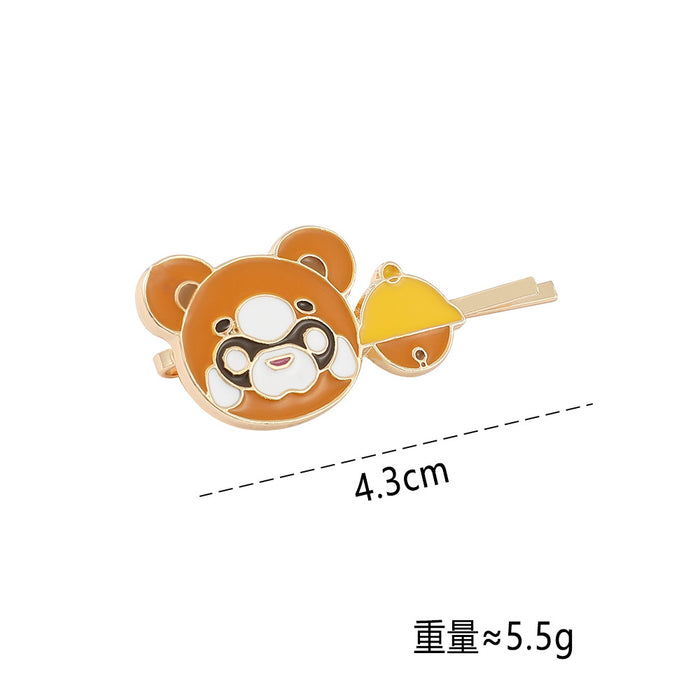 Jewelry WholesaleWholesale cartoon alloy hairpin bangs clip （F) JDC-HC-YunX010 Hair Clips 允贤 %variant_option1% %variant_option2% %variant_option3%  Factory Price JoyasDeChina Joyas De China