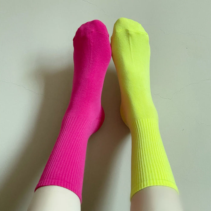 Jewelry WholesaleWholesale cotton colorful mid tube socks JDC-SK-QiuEr001 Sock 秋尔 %variant_option1% %variant_option2% %variant_option3%  Factory Price JoyasDeChina Joyas De China